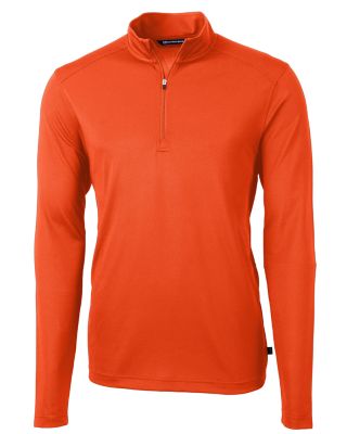 Cutter & Buck Virtue Eco Pique Recycled Quarter Zip Mens Pullover