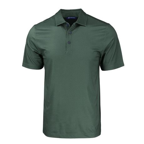 Cutter & Buck Pike Eco Tonal Geo Print Stretch Recycled Mens Polo