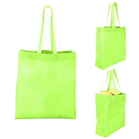 Heat Sealed Non-Woven Value Tote w/Gusset