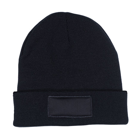 Knit Beanie w/Patch