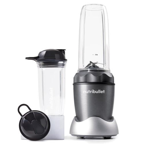 PRO 1000 Single Serve Blender (1000W) 7-Piece Set - Dark Gray/Light Gray Skirt