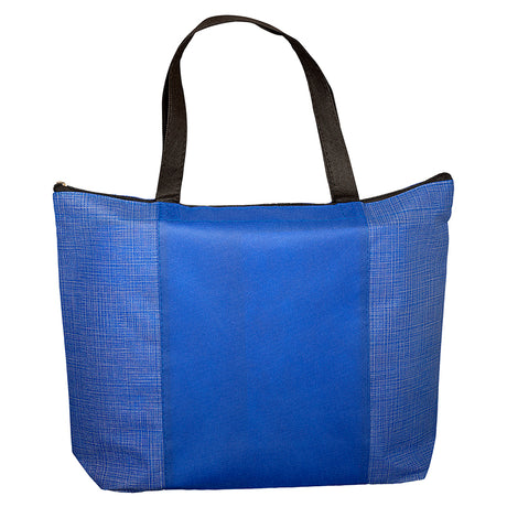 Tonal Non-Woven Zipper Trade Show Tote Bag