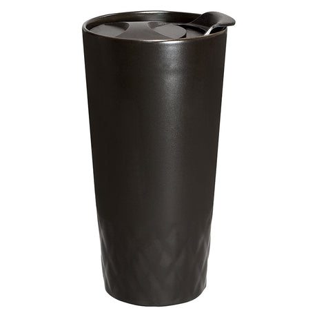 14 Oz. Double Wall Ceramic Textured Tumbler