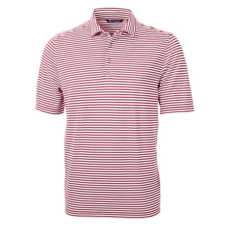 Cutter & Buck Virtue Eco Pique Stripe Recycled Mens Polo