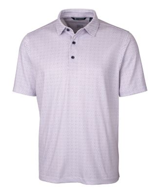 Cutter & Buck Pike Double Dot Print Stretch Mens Polo