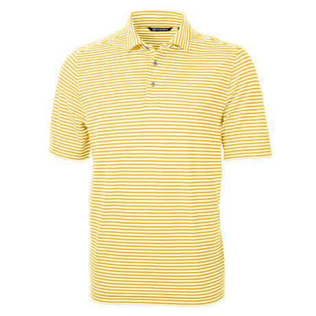 Cutter & Buck Virtue Eco Pique Stripe Recycled Mens Polo