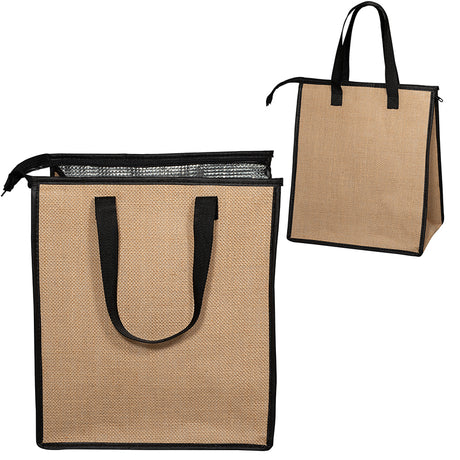 Jute Cooler Tote