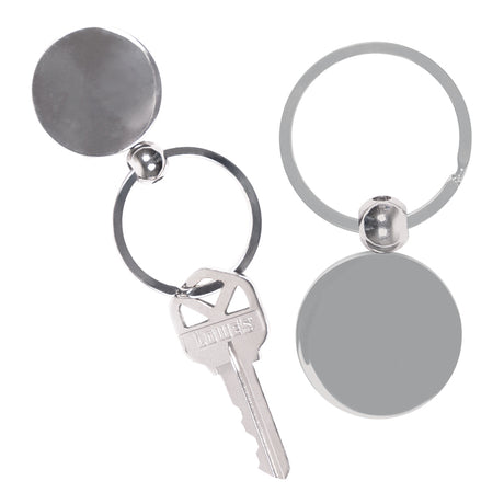 Round Metal Key Chain