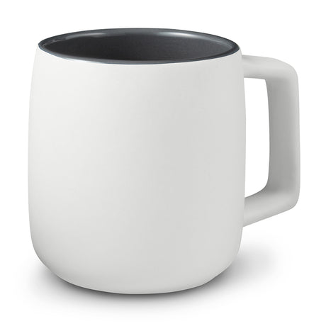 15 Oz. Geo Square Handle Ceramic Mug