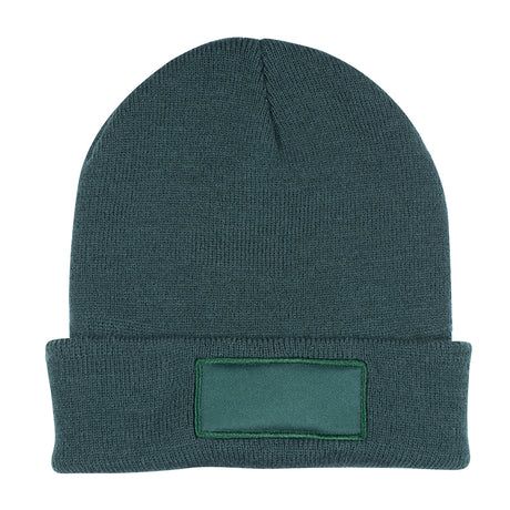 Knit Beanie w/Patch