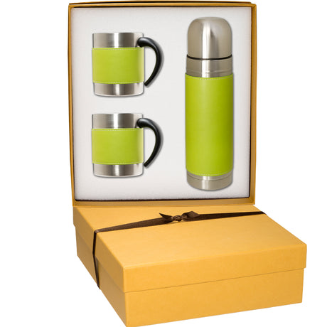 Tuscany™ Thermal Bottle & Coffee Cups Gift Set