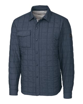 Cutter & Buck Rainier PrimaLoftÂ® Mens Eco Insulated Quilted Shirt Jacket