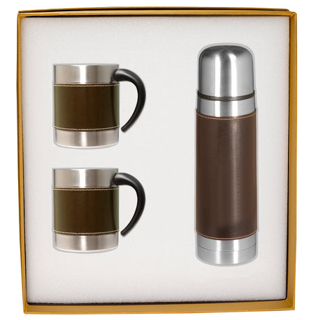 Empire™ Thermal Bottle & Coffee Cups Gift Set