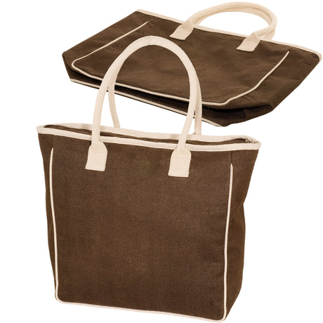 Seville Jute/Canvas Tote