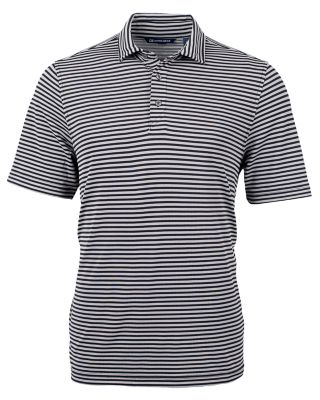 Cutter & Buck Virtue Eco Pique Stripe Recycled Mens Polo