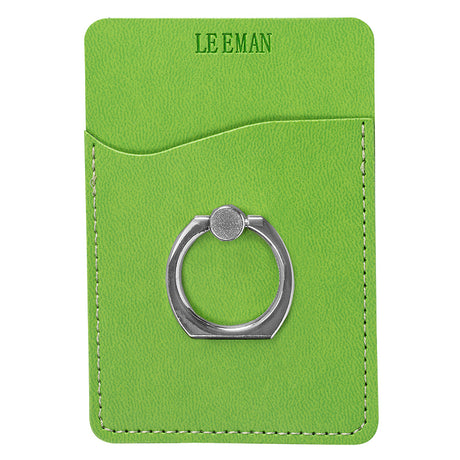 Tuscany™ Card Holder w/Metal Ring Phone Stand