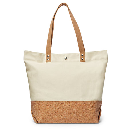 12 Oz. Canvas/Cork Shopper Tote