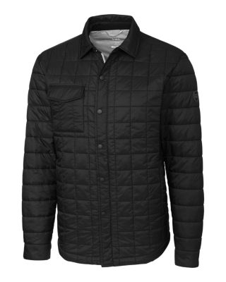 Cutter & Buck Rainier PrimaLoftÂ® Mens Big and Tall Eco Insulated Quilted Shirt Jacket