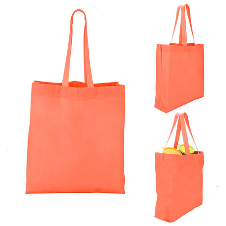 Heat Sealed Non-Woven Value Tote w/Gusset