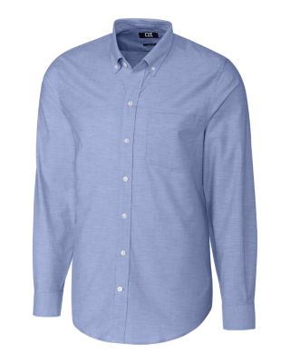 Cutter & Buck Stretch Oxford Mens Big and Tall Long Sleeve Dress Shirt