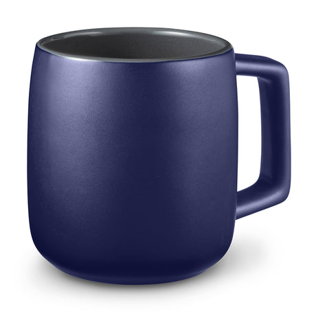 15 Oz. Geo Square Handle Ceramic Mug