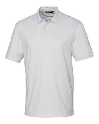 Cutter & Buck Pike Double Dot Print Stretch Mens Polo