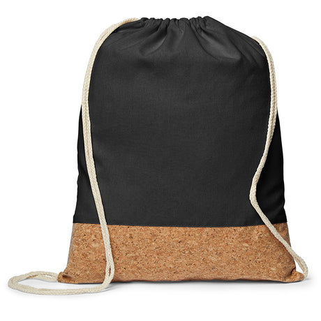 5 Oz. Cotton/Cork Drawstring Backpack