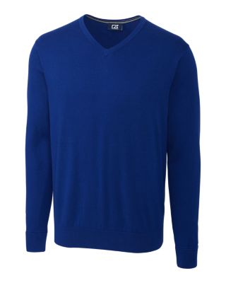 Cutter & Buck Lakemont Tri-Blend Mens V-Neck Pullover Sweater