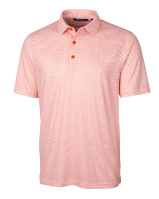 Cutter & Buck Pike Double Dot Print Stretch Mens Polo