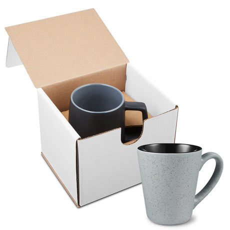 16 Oz. Fleck & Timbre Ceramic Mug in Individual Mailer