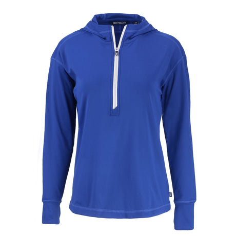 Cutter & Buck Daybreak Eco Recycled Womens Half Zip Hoodie