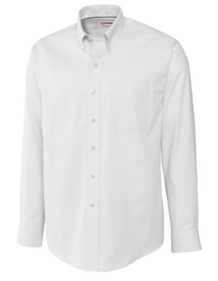 Cutter & Buck Epic Easy Care Nailshead Mens Big and Tall Long Sleeve Dress Shirt