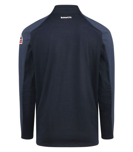 Bulwark FR Men's 1/4 Zip Flex knit