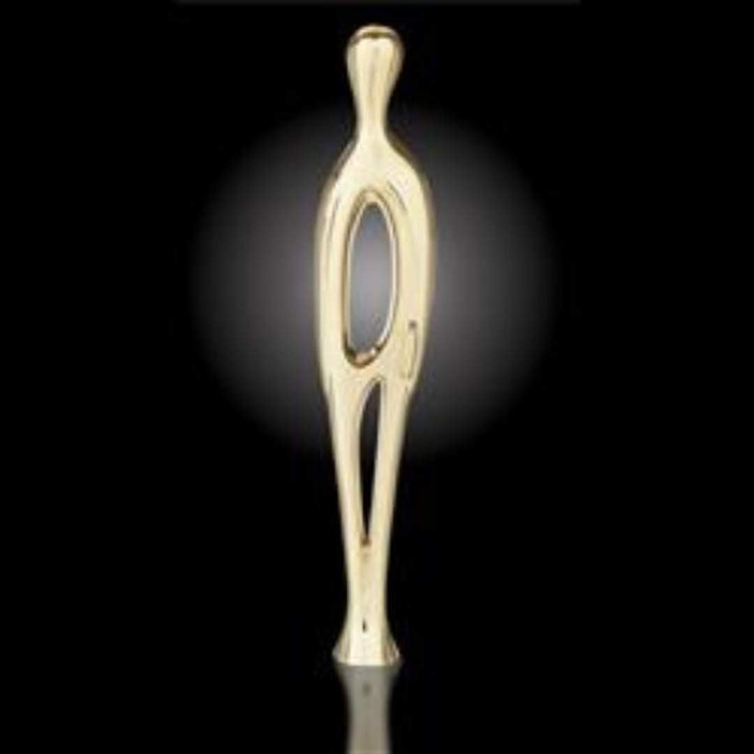 Contemporary AWARD ONLY - Gold 8-1/8"