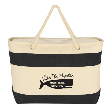 Large Cruising Tote Bag With Rope Handles