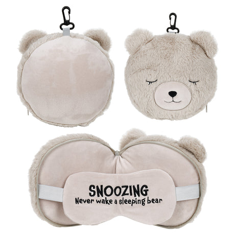 Comfort Pals™ Bear 2-in-1 Pillow Sleep Mask