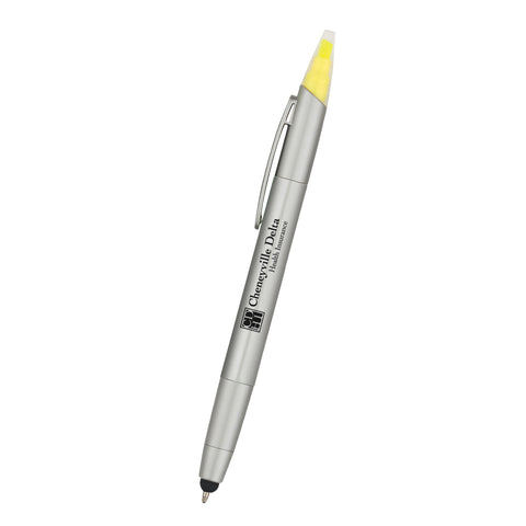 3-in-1 Pen With Highlighter And Stylus