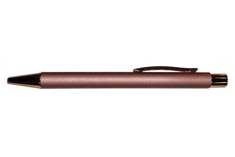 Boom Comfort Rubberized Plunger action aluminum Pen with metal clips, trim and tip (3-5 Days)