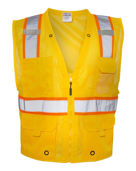 Kishigo EV Series® Enhanced Visibility Multi-Pocket Mesh Vest