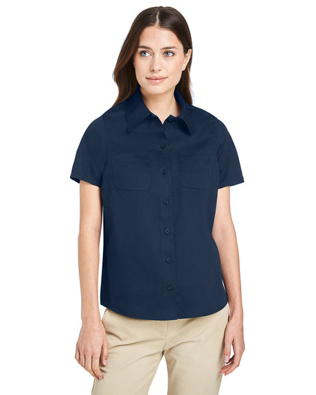 Harriton Ladies' Advantage IL Short-Sleeve Work Shirt