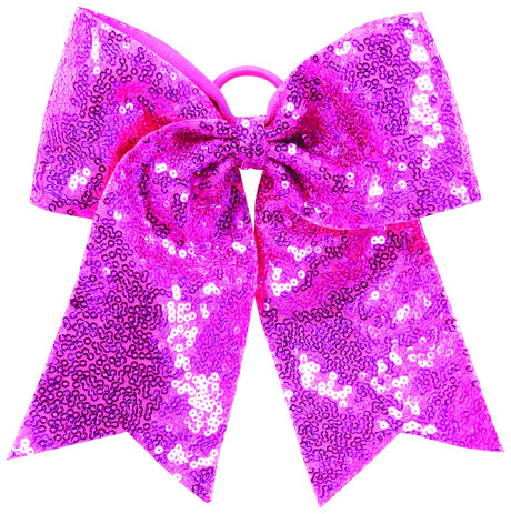 Sequin Cheer Hair Bow