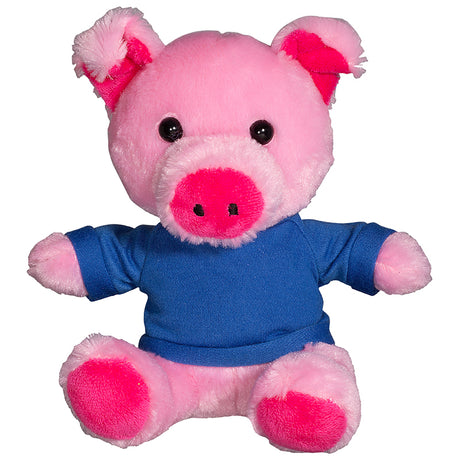 7" Plush Pig w/T-Shirt