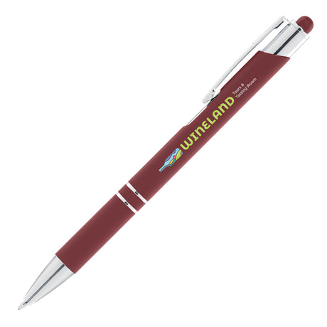 Tres-Chic Softy Pen w/ Stylus Top - ColorJet