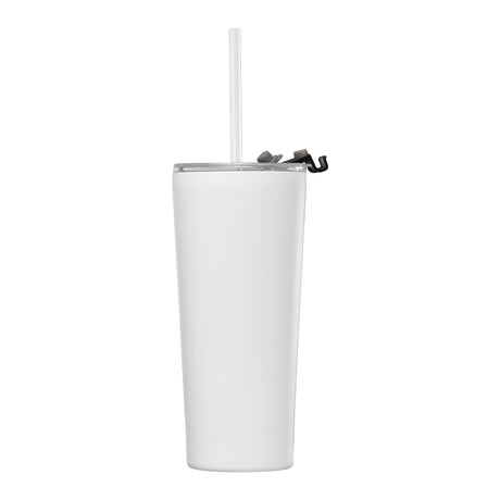 Excalibur - 22 oz. Double-Wall Stainless Tumbler with Straw - Laser