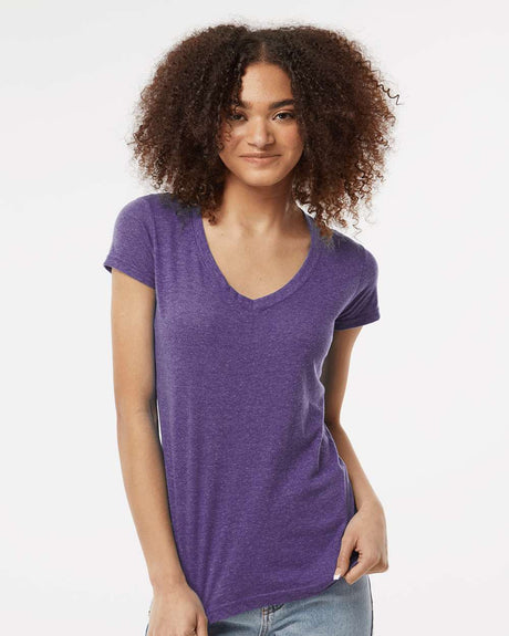 Tultex Women's Poly-Rich V-Neck T-Shirt