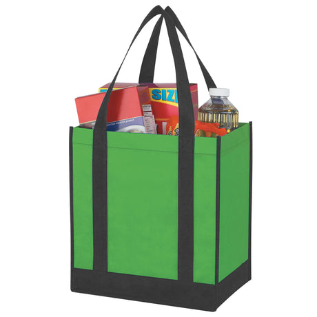 Non-woven Two-tone Shopper Tote Bag