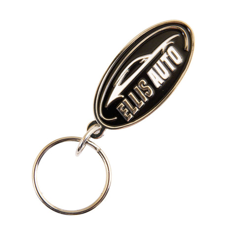 Iron Die Struck Soft Enamel Key Chain (1.75")