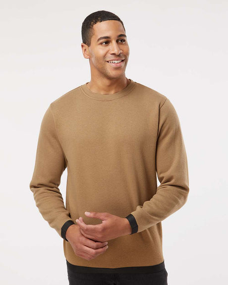 Lat Apparel Statement Fleece Crewneck Sweater