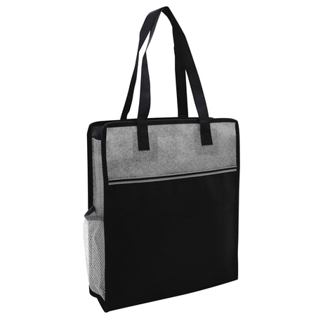 Color Basics Heathered Non-woven Tote Bag