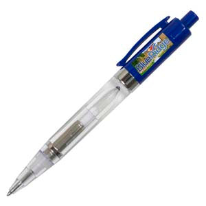 "Vicente" Light Up Pen with BLUE Colour LED Light